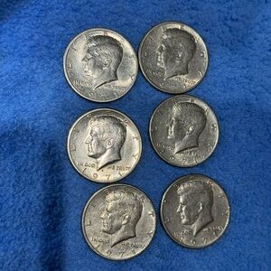 1971D Kennedy Half Dollar LOT OF 6